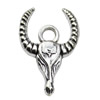 Pendant. Fashion Zinc Alloy jewelry findings. Animal Head 28x18mm. Sold by KG
