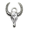 Pendant. Fashion Zinc Alloy jewelry findings. Animal Head 28x18mm. Sold by KG