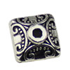 Beads. Fashion Zinc Alloy jewelry findings. 10x10mm. Hole size:2mm. Sold by KG
