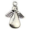 Pendant. Fashion Zinc Alloy jewelry findings. Angel 34x24mm. Sold by KG