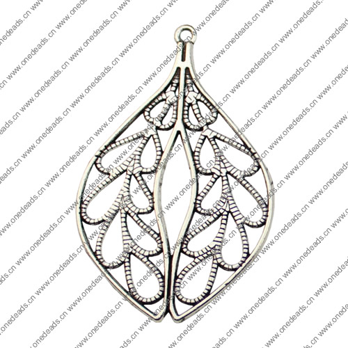 Pendant. Fashion Zinc Alloy jewelry findings. 48x31mm. Sold by KG