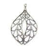 Pendant. Fashion Zinc Alloy jewelry findings. 48x31mm. Sold by KG