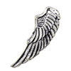 Pendant. Fashion Zinc Alloy jewelry findings. Wing 40x14mm. Sold by KG

