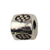 Beads. Fashion Zinc Alloy jewelry findings. 4.5x5mm. Hole size:2mm. Sold by KG
