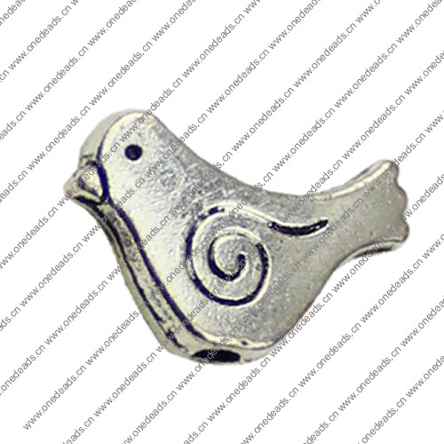 Beads. Fashion Zinc Alloy jewelry findings. 15x9mm. Hole size:2mm. Sold by KG