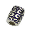 Beads. Fashion Zinc Alloy jewelry findings. 8x6mm. Hole size:2mm. Sold by KG