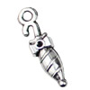 Pendant. Fashion Zinc Alloy jewelry findings. Umbrella 24x6mm. Sold by KG