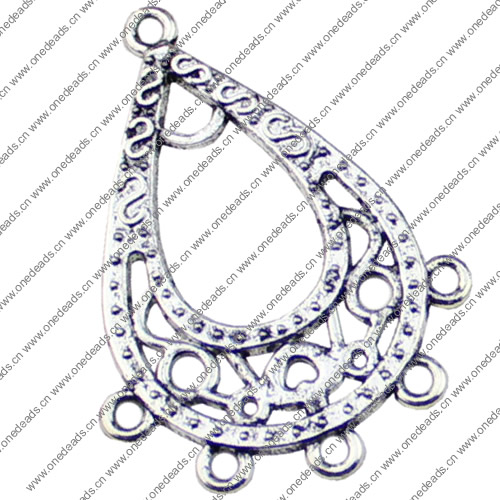 Pendant. Fashion Zinc Alloy jewelry findings. 42x30mm. Sold by KG