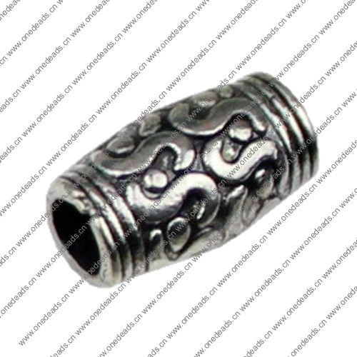 Europenan style Beads. Fashion jewelry findings.12x7mm, Hole size:4mm. Sold by KG