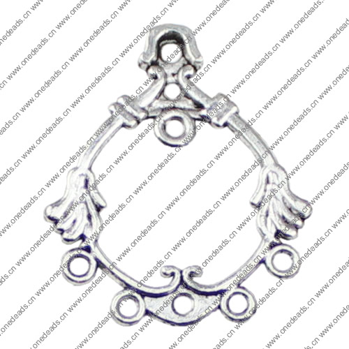 Connector. Fashion Zinc Alloy Jewelry Findings.29x29mm. Sold by KG  
