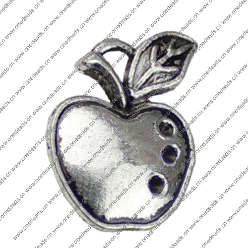 Pendant. Fashion Zinc Alloy jewelry findings. Fruit 19x14mm. Sold by KG