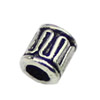 Beads. Fashion Zinc Alloy jewelry findings.5x5mm. Hole size:3mm. Sold by KG
