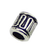 Beads. Fashion Zinc Alloy jewelry findings.5x5mm. Hole size:3mm. Sold by KG