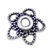 Beads Caps. Fashion Zinc Alloy Jewelry Findings. 11x11mm Hole size:2.5mm. Sold by KG