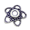 Beads Caps. Fashion Zinc Alloy Jewelry Findings. 11x11mm Hole size:2.5mm. Sold by KG
