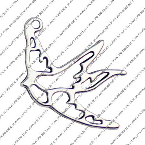 Pendant. Fashion Zinc Alloy jewelry findings. Animal 35.5x28mm. Sold by KG