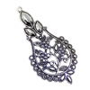 Pendant. Fashion Zinc Alloy jewelry findings.74x37mm. Sold by KG