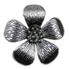 Pendant. Fashion Zinc Alloy jewelry findings. Flower 51x51mm. Sold by KG
