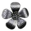 Pendant. Fashion Zinc Alloy jewelry findings. Flower 51x51mm. Sold by KG