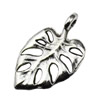 Pendant. Fashion Zinc Alloy jewelry findings. Leaf 19x12mm. Sold by KG
