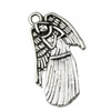 Pendant. Fashion Zinc Alloy jewelry findings. Angel 28.5x12mm. Sold by KG