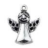 Pendant. Fashion Zinc Alloy jewelry findings. Angel 20x16mm. Sold by KG
