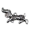 Pendant. Fashion Zinc Alloy jewelry findings. Animal 32x11.5mm. Sold by KG
