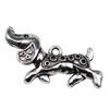 Pendant. Fashion Zinc Alloy jewelry findings. Animal 32x11.5mm. Sold by KG