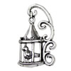 Pendant. Fashion Zinc Alloy jewelry findings. Birdcage 35x21mm. Sold by KG
