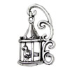 Pendant. Fashion Zinc Alloy jewelry findings. Birdcage 35x21mm. Sold by KG