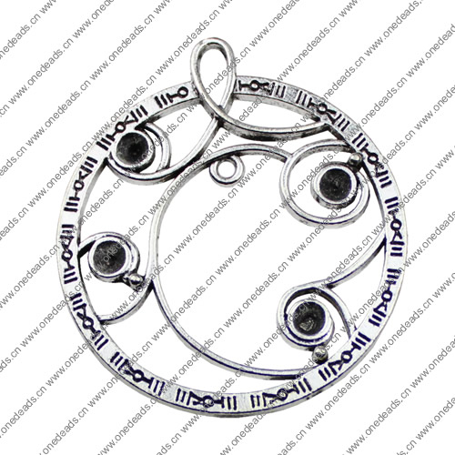 Pendant. Fashion Zinc Alloy jewelry findings.55x49mm. Sold by KG