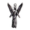 Pendant. Fashion Zinc Alloy jewelry findings. Angel 25x16mm. Sold by KG
