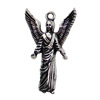 Pendant. Fashion Zinc Alloy jewelry findings. Angel 25x16mm. Sold by KG