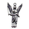 Pendant. Fashion Zinc Alloy jewelry findings. Angel 25x16mm. Sold by KG