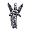 Pendant. Fashion Zinc Alloy jewelry findings. Angel 26x16mm. Sold by KG
