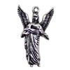 Pendant. Fashion Zinc Alloy jewelry findings. Angel 26x16mm. Sold by KG