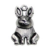 Pendant. Fashion Zinc Alloy jewelry findings.Animal 27.5x16mm. Sold by KG
