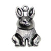 Pendant. Fashion Zinc Alloy jewelry findings.Animal 27.5x16mm. Sold by KG