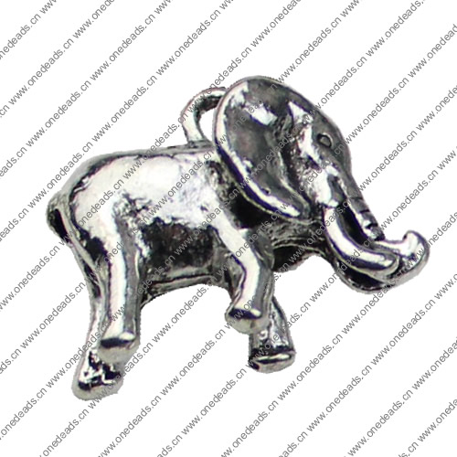Pendant. Fashion Zinc Alloy jewelry findings.Animal 21x18mm. Sold by KG