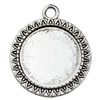 Zinc Alloy Cabochon Settings. Fashion Jewelry Findings. 38x33mm Inner dia 25mm. Sold by KG
