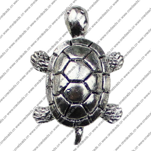 Pendant. Fashion Zinc Alloy jewelry findings.Animal 25x17.5mm. Sold by KG