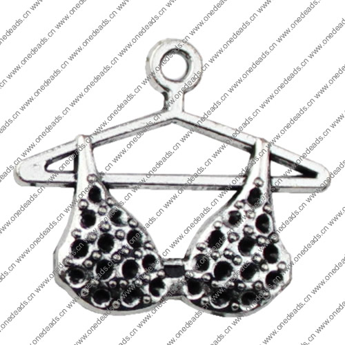 Pendant. Fashion Zinc Alloy jewelry findings.Hanger 28x25mm. Sold by KG