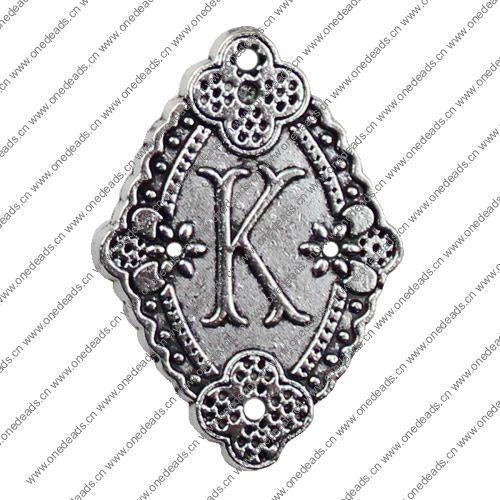 Pendant. Fashion Zinc Alloy jewelry findings.32x23mm. Sold by KG