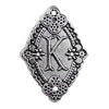 Pendant. Fashion Zinc Alloy jewelry findings.32x23mm. Sold by KG
