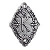 Pendant. Fashion Zinc Alloy jewelry findings.32x23mm. Sold by KG