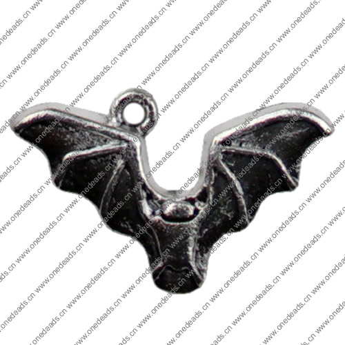 Pendant. Fashion Zinc Alloy jewelry findings. Animal 15x24mm. Sold by KG