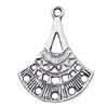 Pendant. Fashion Zinc Alloy jewelry findings.35x27mm. Sold by KG
