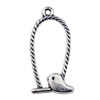 Pendant. Fashion Zinc Alloy jewelry findings.34x16mm. Sold by KG
