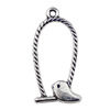 Pendant. Fashion Zinc Alloy jewelry findings.34x16mm. Sold by KG