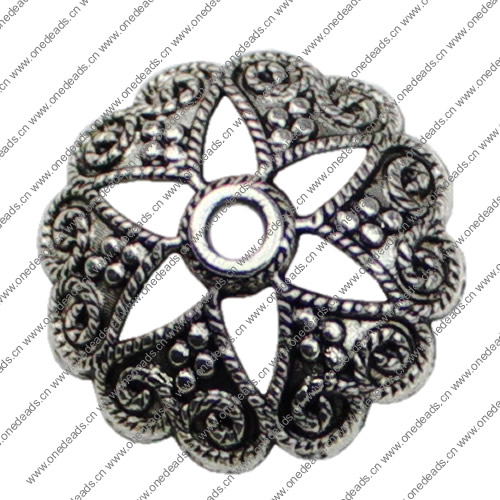Beads Caps. Fashion Zinc Alloy Jewelry Findings.20x20mm Hole size:2mm. Sold by KG
